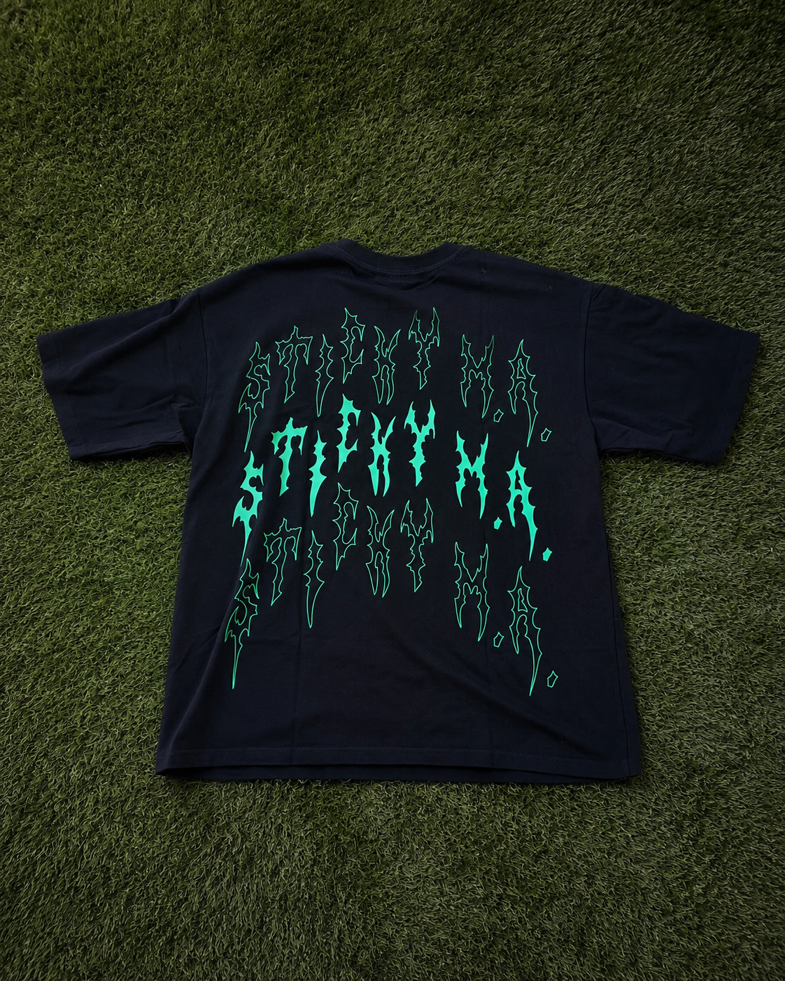 StickyM.A_trasero camiseta sticky ma 
merch corazonn verde